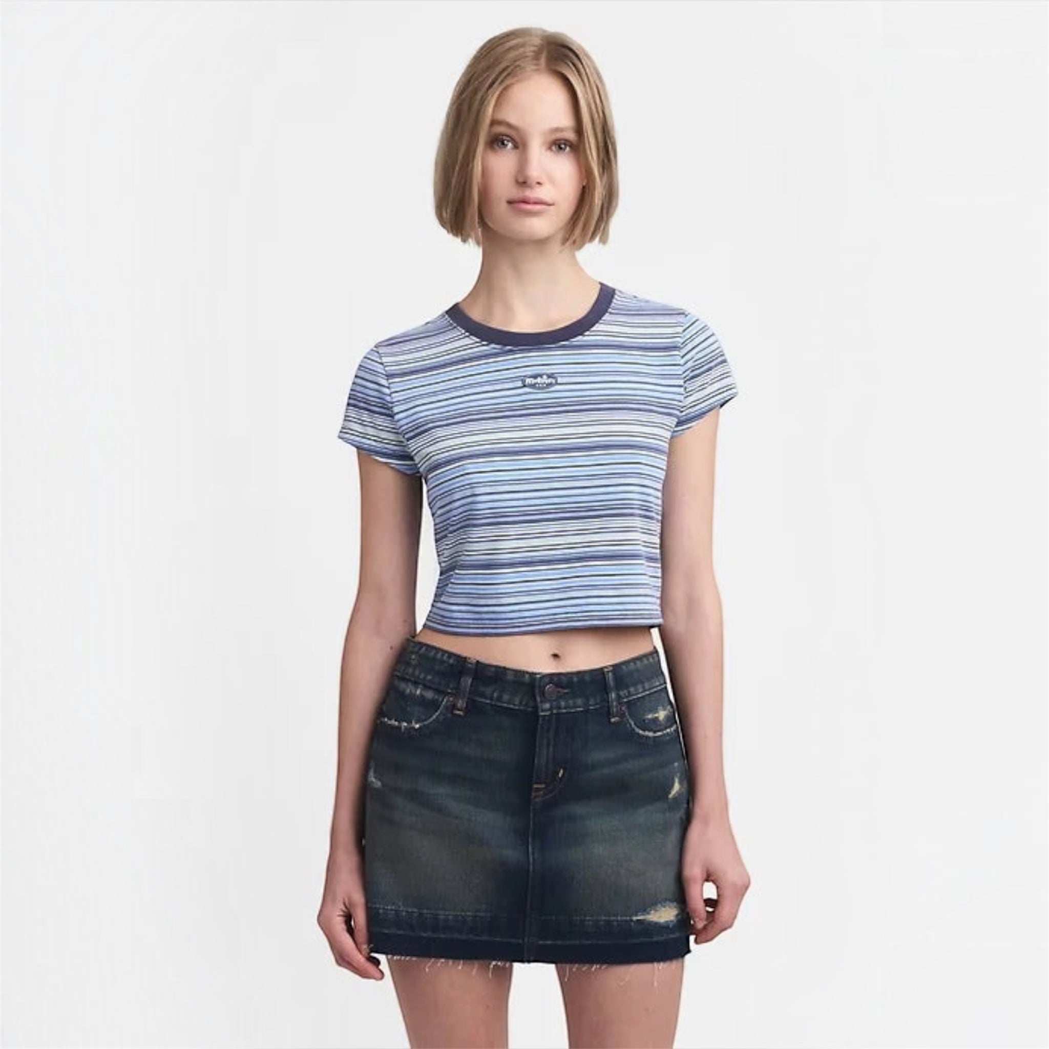 Gap x MadHappy Stripe Baby Tee