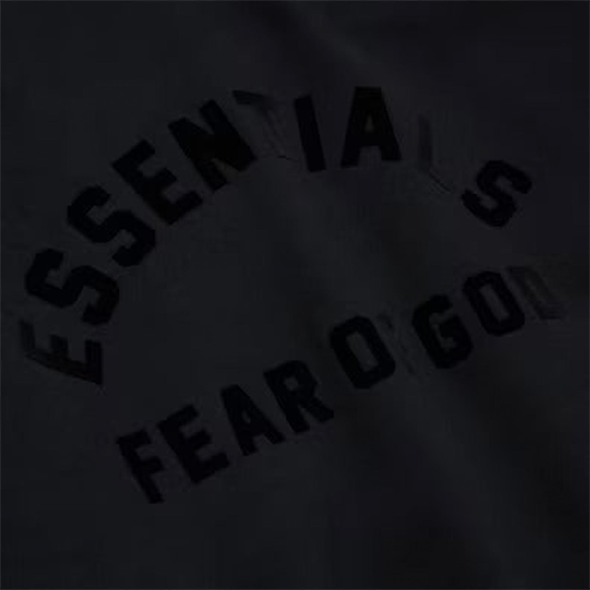 Fear of God Essentials Black Bonded Hoodie