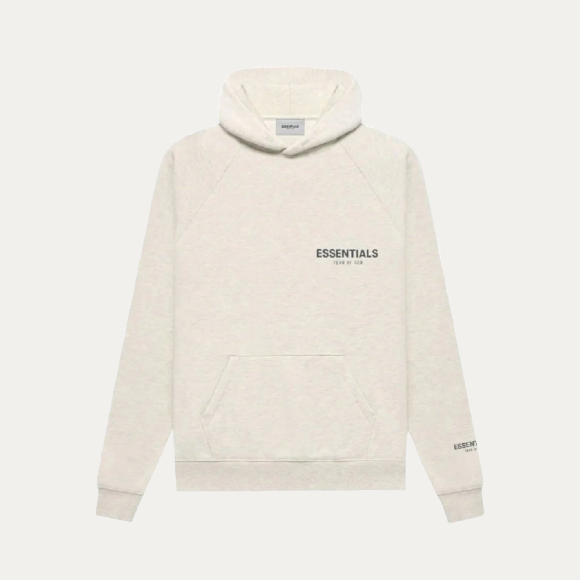 Fear of God Essentials Core Collection Pullover Hoodie Light Heather Oatmeal