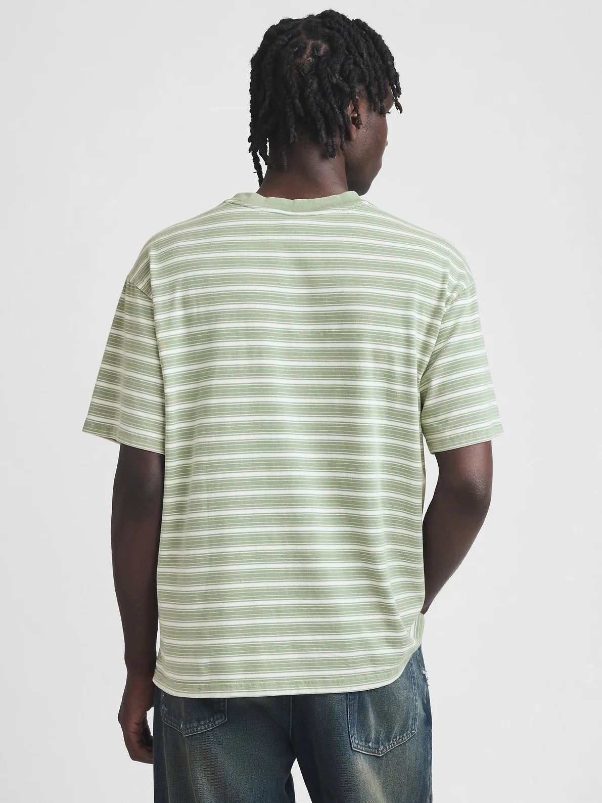 Gap x MadHappy Stripe Tee - Sea Spray