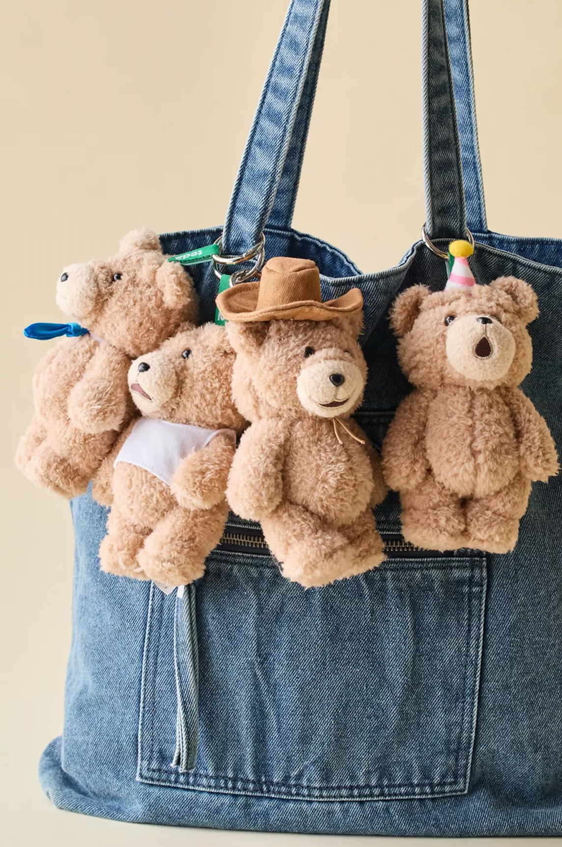 Pop Mart Ted2 Teddy Bear Action Plush Pendant Series Sealed Whole Set 'Mystery' (6 Blind Boxes)