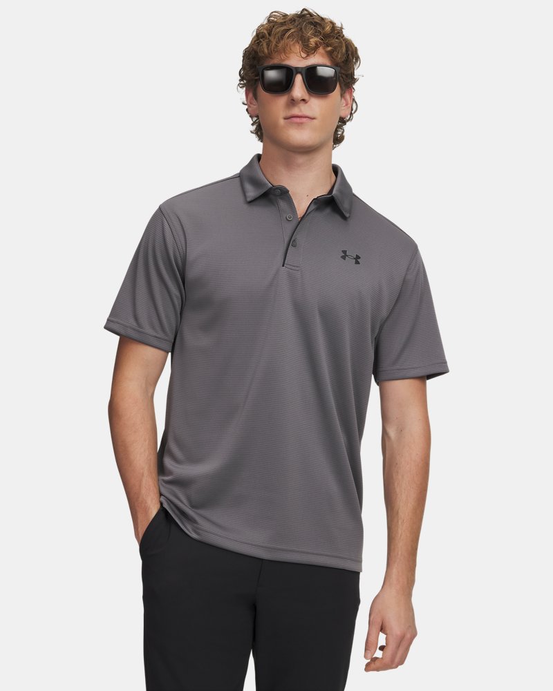 UNDER ARMOUR Tech Polo - Graphite/Black/Black