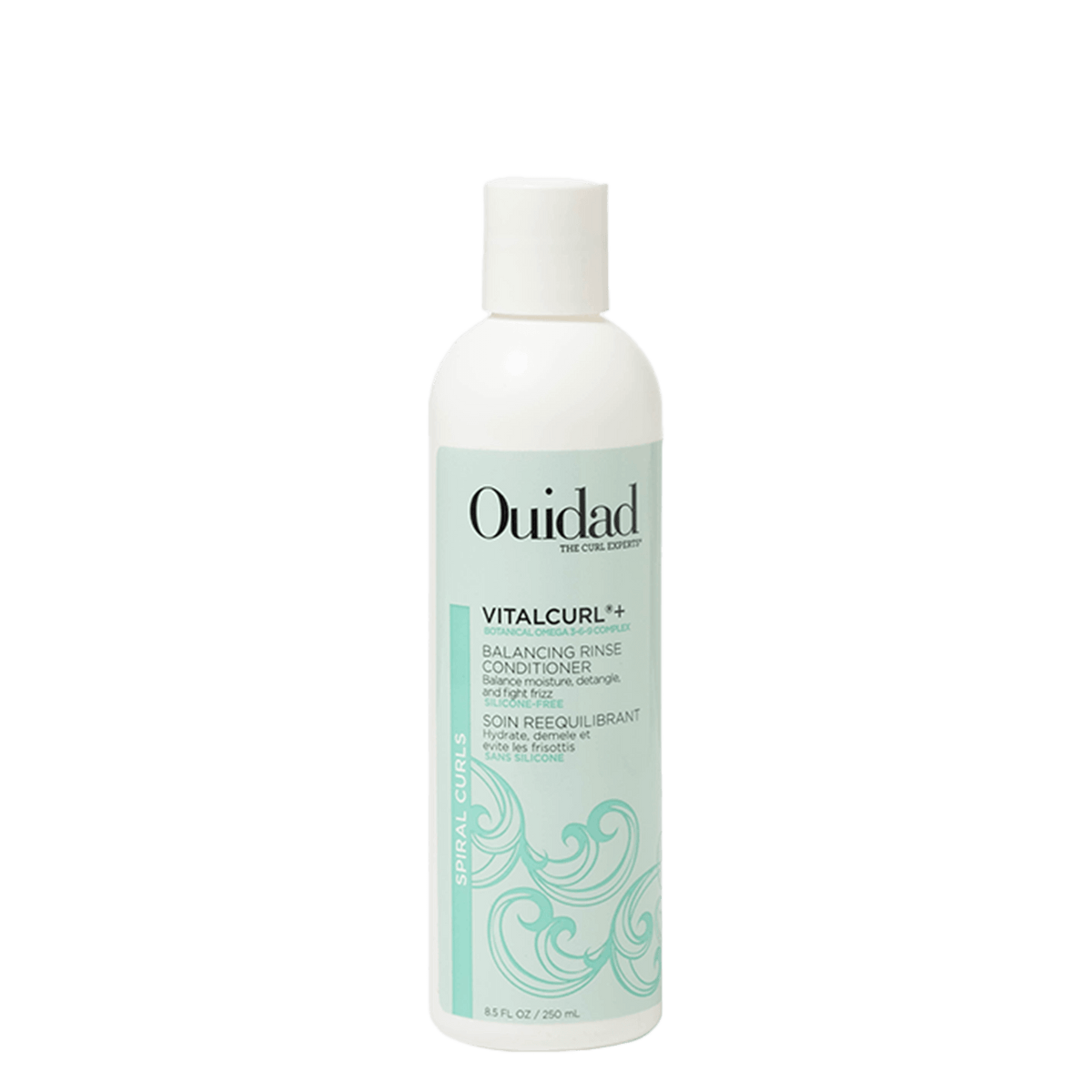 Ouidad Vitalcurl+ Clear and Gentle Shampoo and Balancing Rinse Conditioner 8.5oz/250ml Combo
