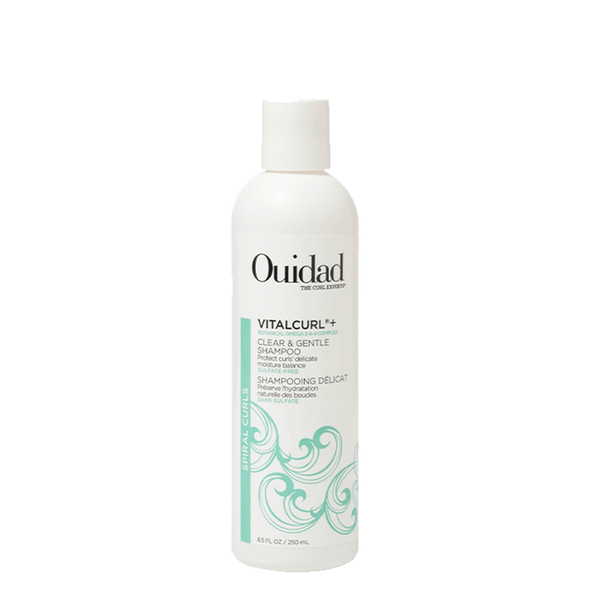 Ouidad Vitalcurl+ Clear and Gentle Shampoo and Balancing Rinse Conditioner 8.5oz/250ml Combo