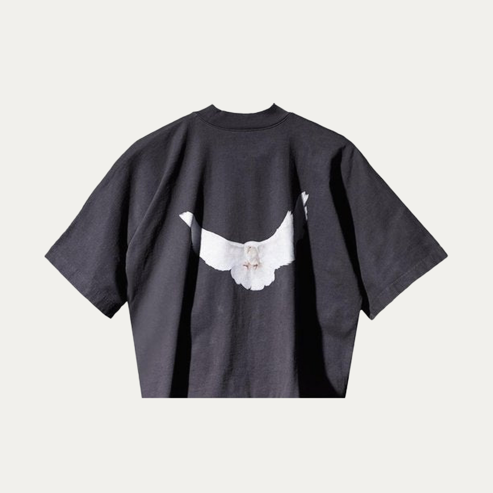 HOLDYeezy Gap Balenciaga - 3/4 Sleeve No-Seam outlet Tee, Black with White Dove, Medium