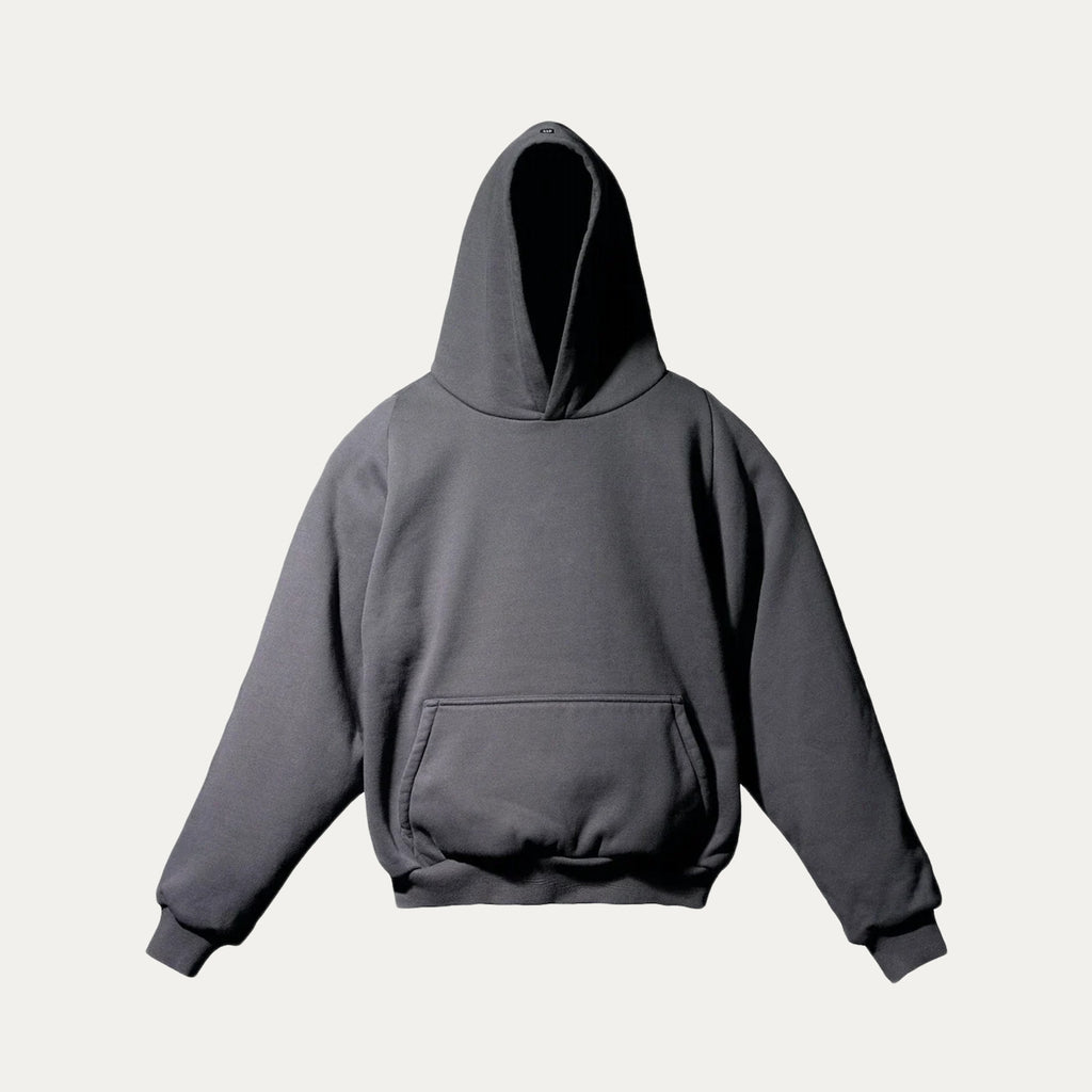 Yeezy Gap Logo Shrunken Hoodie Black XXL