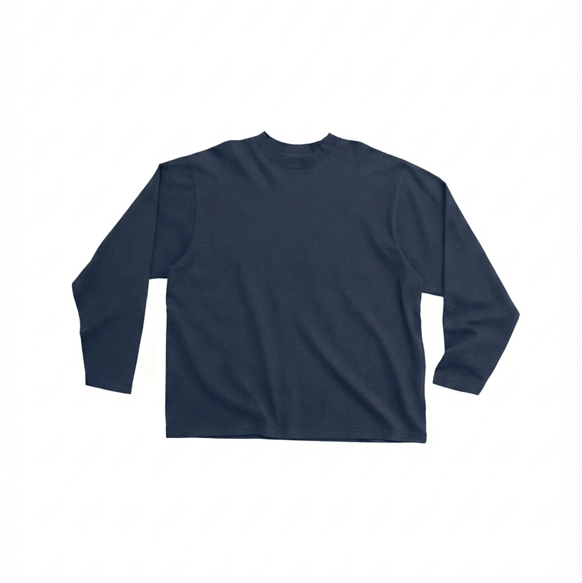 Yeezy Gap H03 REGULAR FIT LS TEE TAPESTRY NAVY