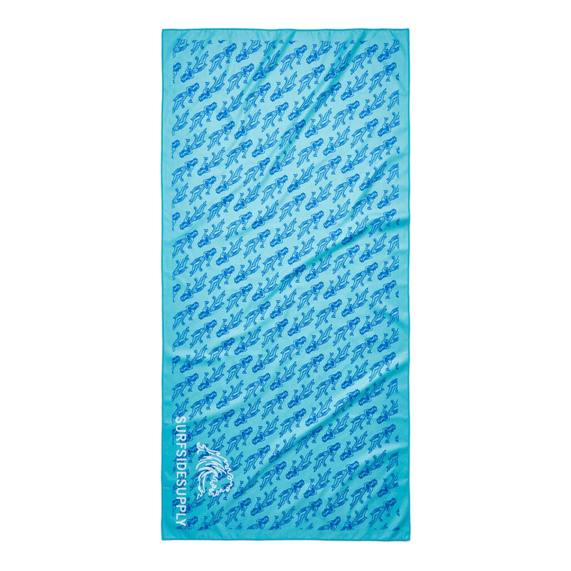 Hula Girl Towel - Blue