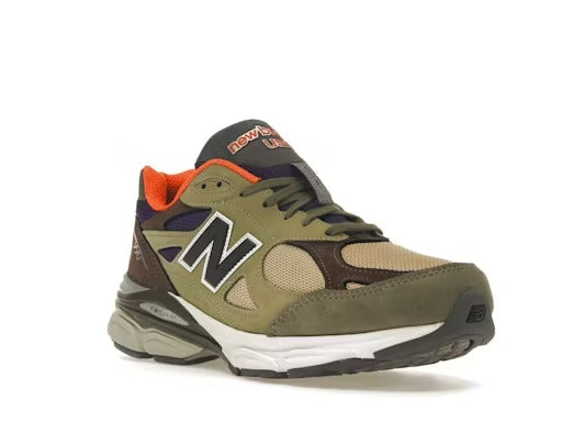 New Balance 990v3 MiUSA Teddy Santis Khaki Orange