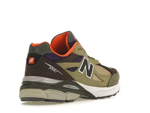 New Balance 990v3 MiUSA Teddy Santis Khaki Orange