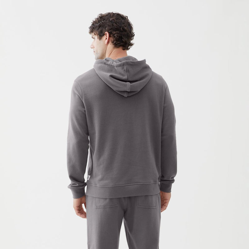 Marine French Terry Hoodie - Eiffel Grey