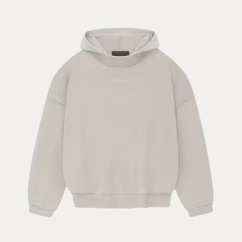 Fear of God Essentials Hoodie Silver Cloud