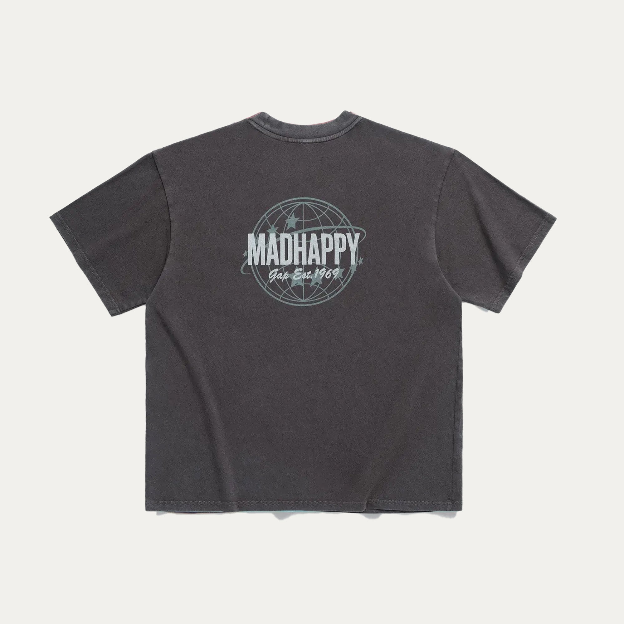 Gap x MadHappy Globe Pocket Tee - Moonless