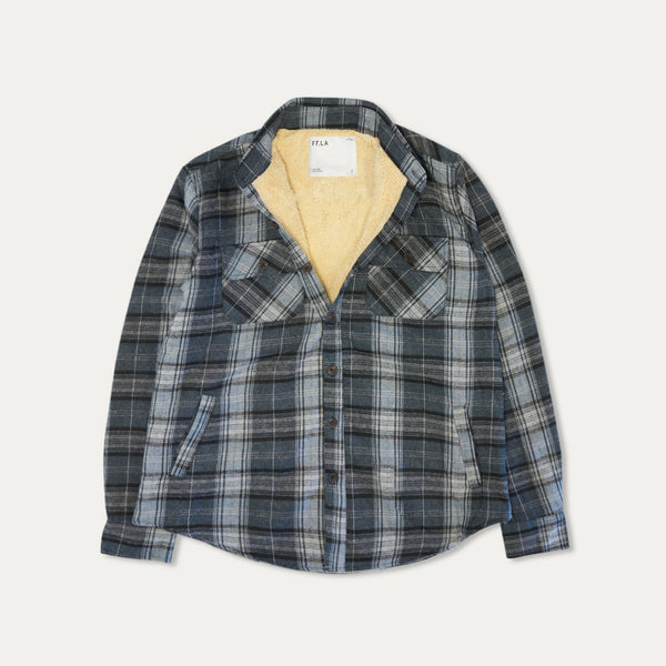 Grant Flannel Sherpa Lined Shirt Jacket
