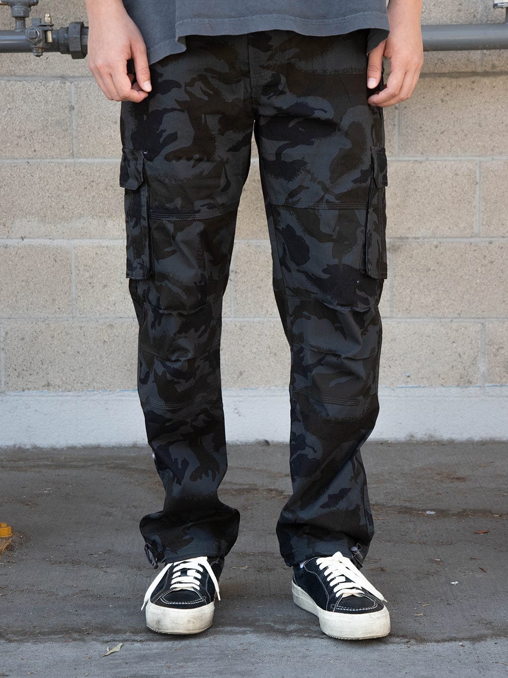 Ambush Cargo Pants - Black Camo