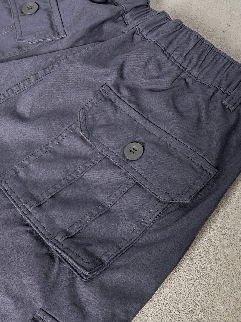 Grey Cargo Pants High Rise | Ally Fashion