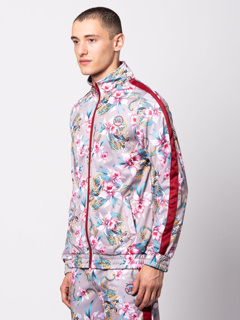 Monstruo Track Jacket - Red/Pink