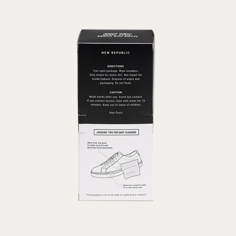 NR x Jacques Slade Sneaker Cleaning Wipes - 30 Pack