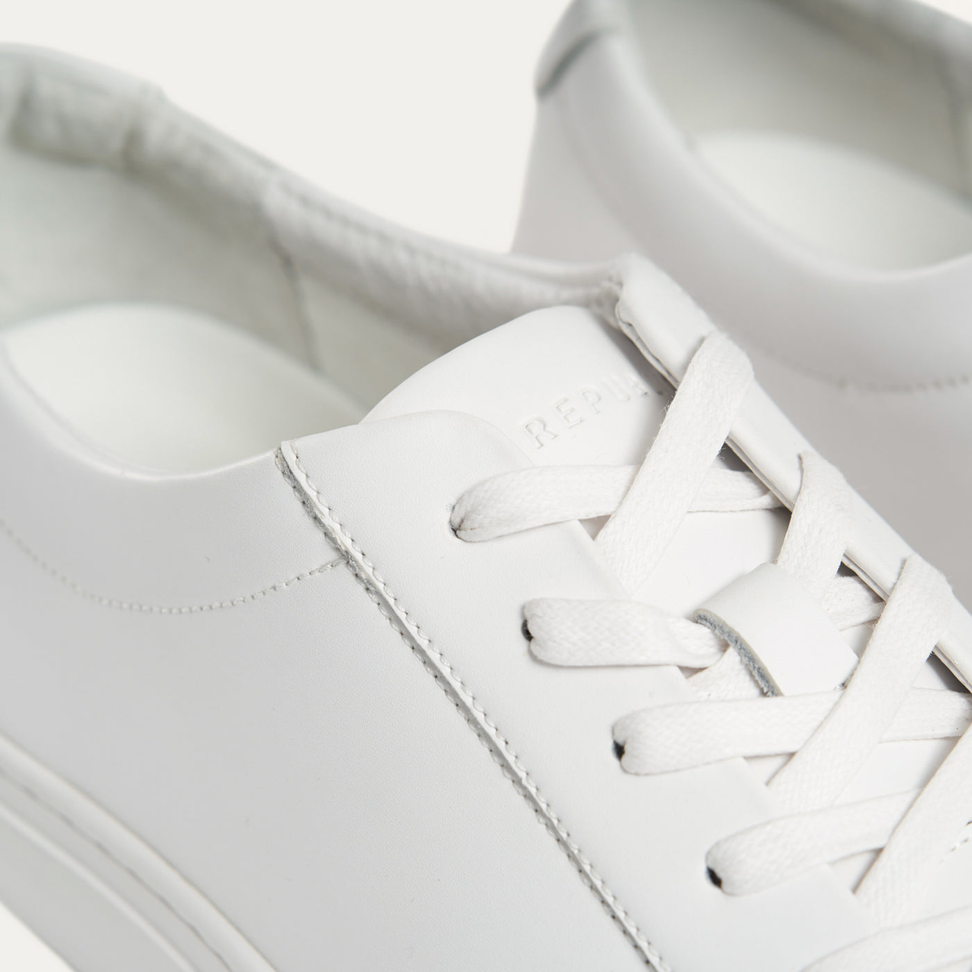 Kurt fashion leather sneaker white