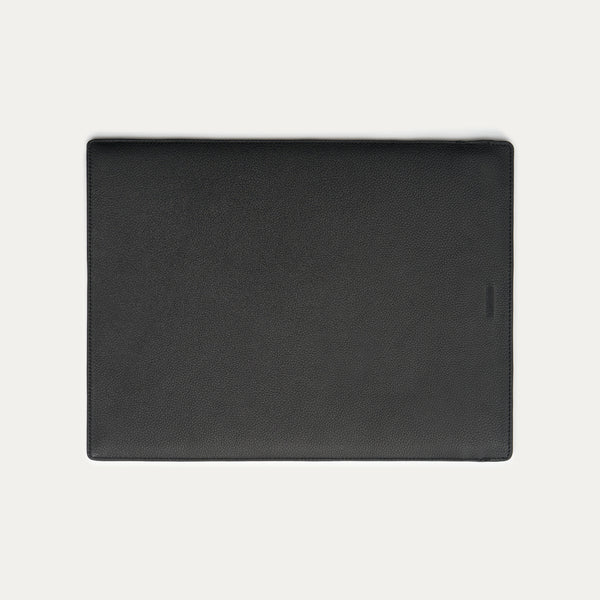 Logo Leather Laptop Sleeve