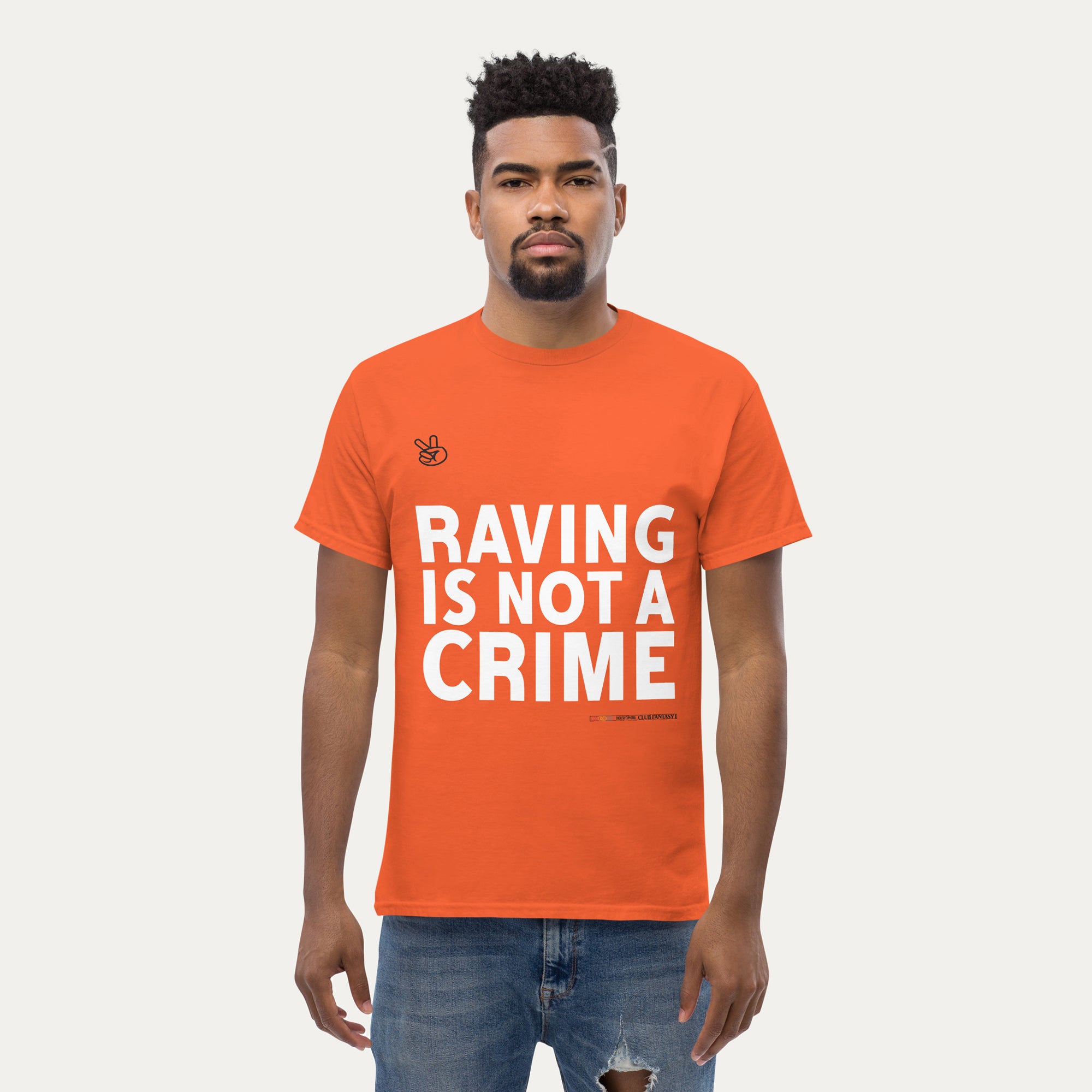 Raving Is Not A Crime Graphic Tee