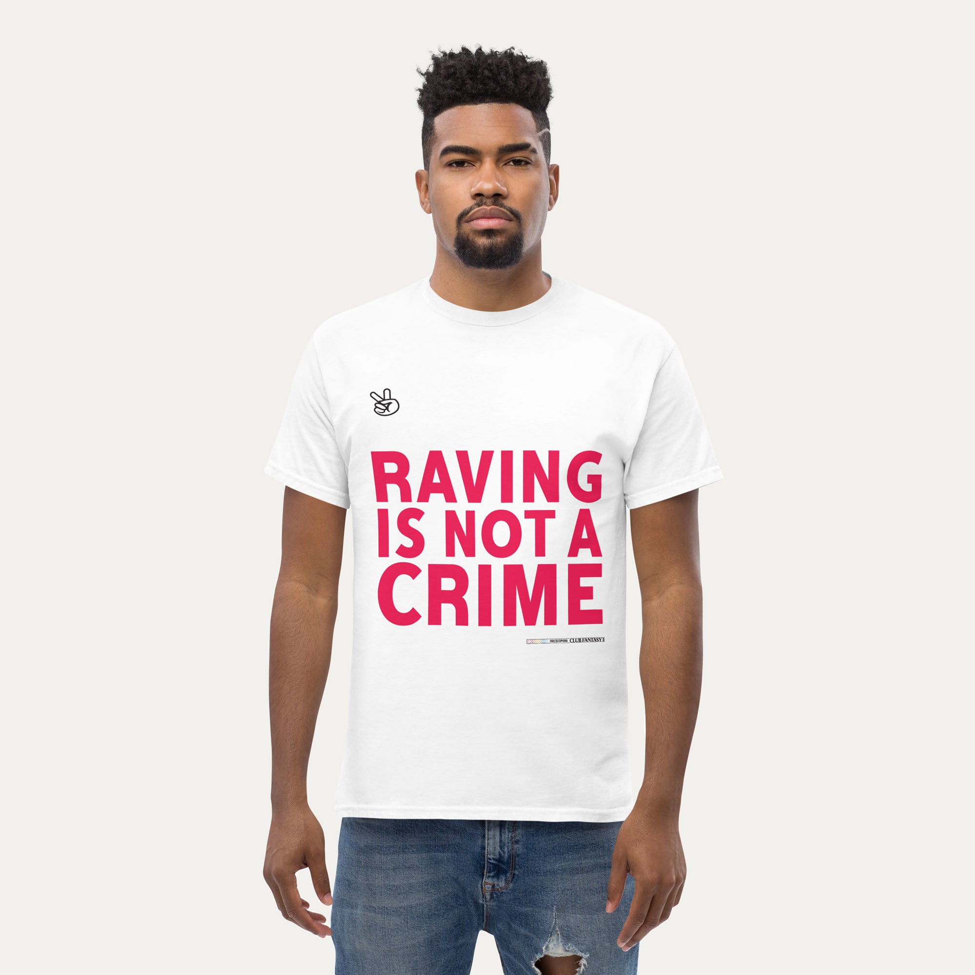 Raving Is Not A Crime Graphic Tee